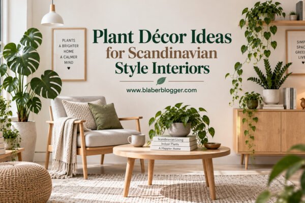 Plant Décor Ideas for Scandinavian Style Interiors